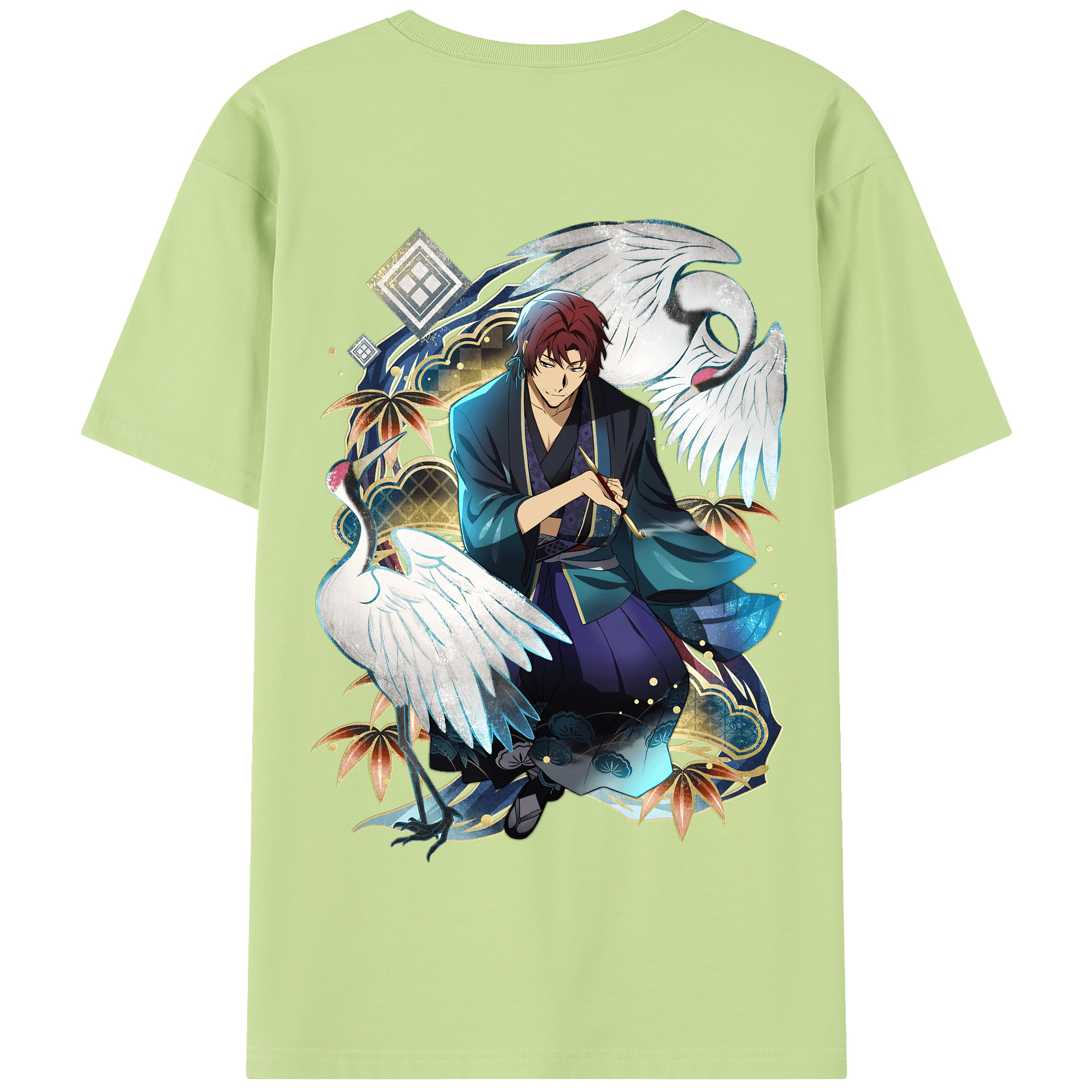 （画像用） 文豪ストレイドッグス Bungo Stray Dogs 綿100％半袖Tシャツ（背面プリント）